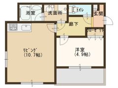 エグゼ大阪城南の間取り画像