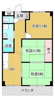 アイボリッチマンションの間取り画像