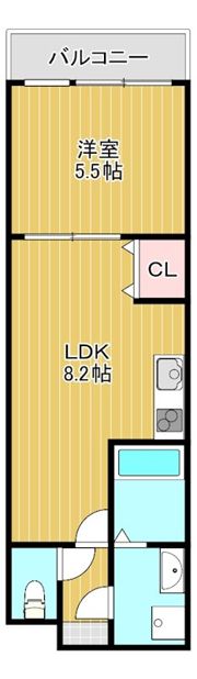 フジパレス城東諏訪II番館の間取り画像