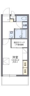 レオパレスルミナス イーストの間取り画像