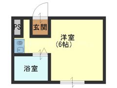 大宝AXIA緑橋の間取り画像