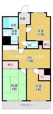 ファミール永田の間取り画像