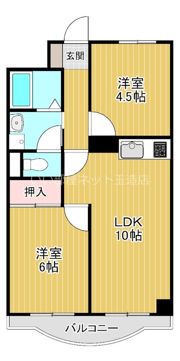 ハビテ深江橋の間取り画像