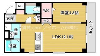 グランフェリシア都島の間取り画像