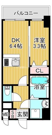 エスリードレジデンス都島グランゲートの間取り画像