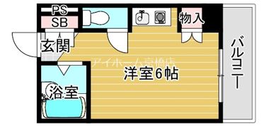 エクソン高殿の間取り画像