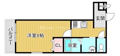 フジパレス鶴見I番館の間取り画像