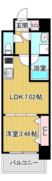 La Douceur放出の間取り画像