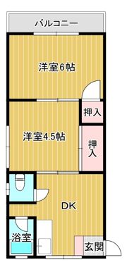 滝本マンションの間取り画像