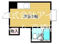 京橋ハイツ30の間取り画像