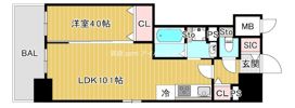 コーポラス京橋の間取り画像