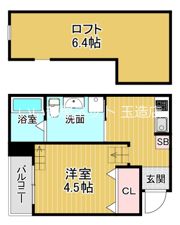 Luna北巽staの間取り画像