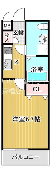 ブライト旭の間取り画像