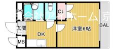 グラヴィール鶴和の間取り画像