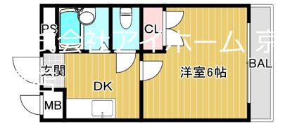 グラヴィール鶴和の間取り画像