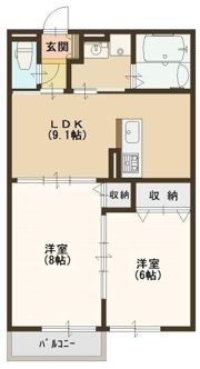 ファミール緑の間取り画像