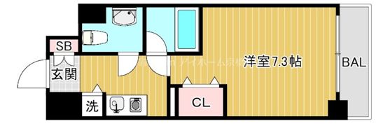 アヴァンセクール京橋南の間取り画像