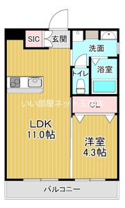 PARC深江南の間取り画像