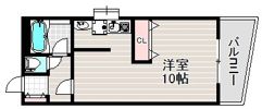 シャルム高殿の間取り画像