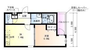 フジパレス千林大宮西の間取り画像