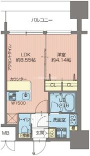 プレジオ城北の間取り画像