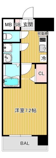 レジュールアッシュ桜宮エクシードの間取り画像