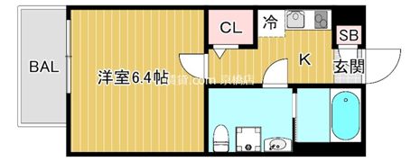 エスタージュ野江の間取り画像