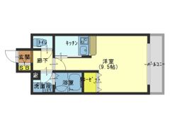 グランデカワノ玉造の間取り画像
