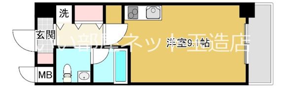 ISM谷町六丁目の間取り画像