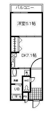 フジパレス杉本町I番館の間取り画像