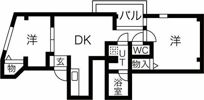 サンフラワー長居の間取り画像