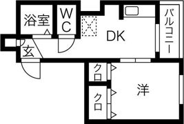 サンシャイン八戸ノ里の間取り画像