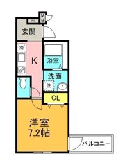 フジパレス八戸ノ里II番館の間取り画像