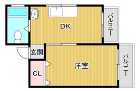 双園マンションの間取り画像