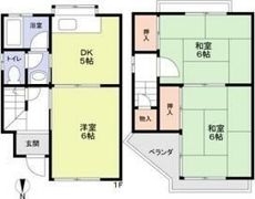 八尾市上之島町北2丁目戸建の間取り画像