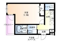 フジパレスだいどう豊里II番館の間取り画像