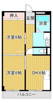 都島ハイツの間取り画像