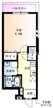 フジパレス今津中III番館の間取り画像