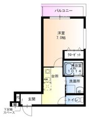 フジパレス住吉公園西の間取り画像