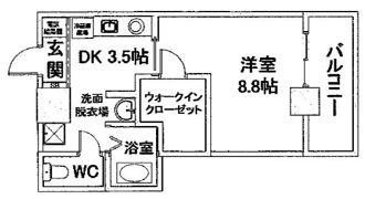 昴MORINOMIYAの間取り画像