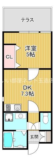 コーポミライズの間取り画像