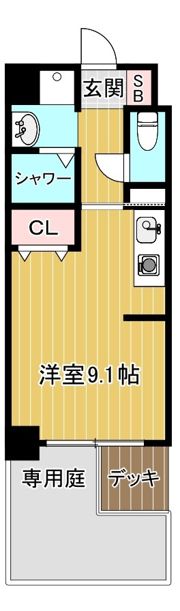 エスティライフ大阪都島の間取り画像