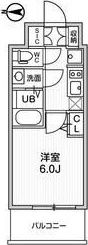 gm難波ウエストD.C.の間取り画像