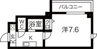 ドミール桜川IIの間取り画像