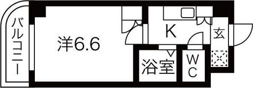 ドミール桜川IIの間取り画像