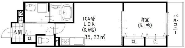 ラモーナ福町の間取り画像