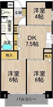 フジマンションの間取り画像