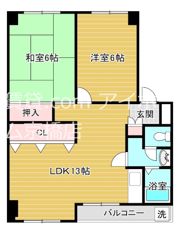 シャンボール鶴見の間取り画像