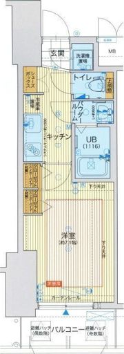 レジュールアッシュ梅田レジデンスの間取り画像