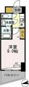 カスタリアタワー肥後橋の間取り画像